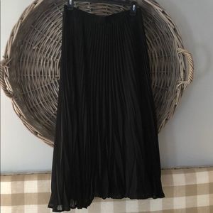 A New Day pleated black skirt